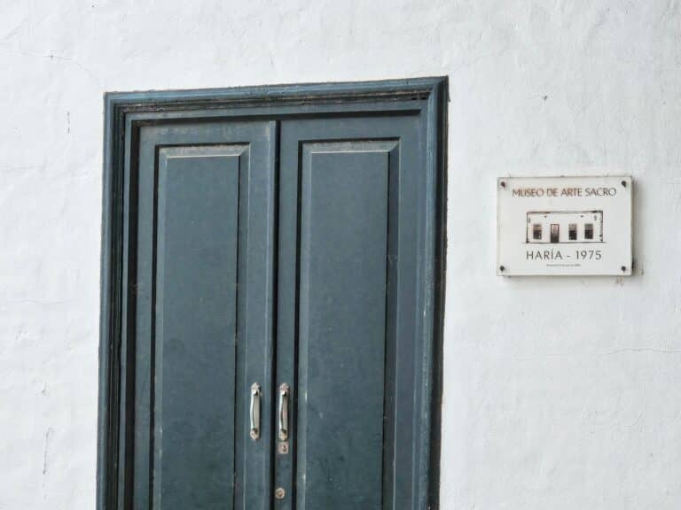entr&eacute;e museo de arte sacro haria